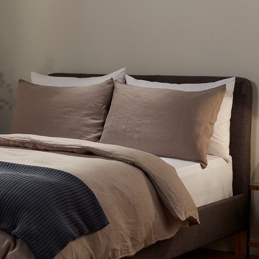 WASHED LINEN PILLOWCASE PAIR