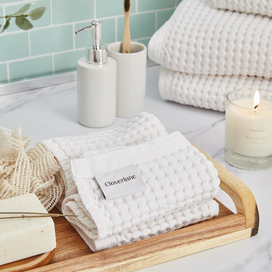 Waffle Face Cloth Pair