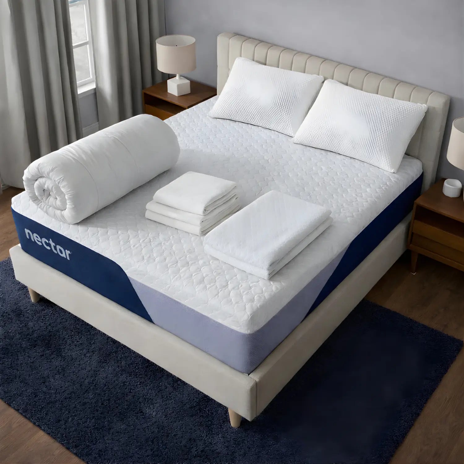 Nectar Classic Hybrid Bedroom Bundle King